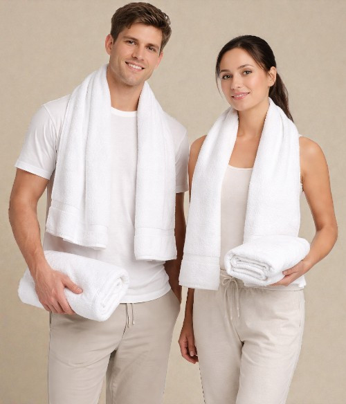 Serviettes en éponge