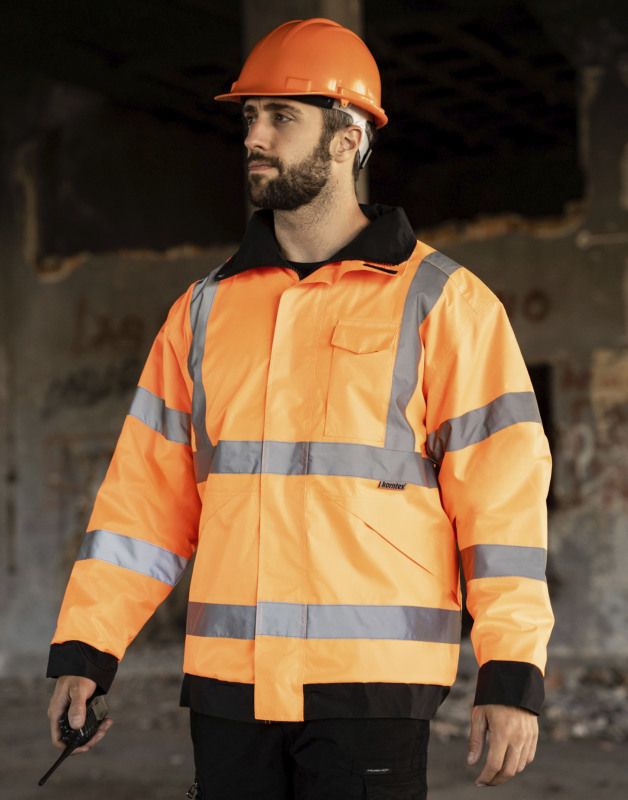 Hi vis orange best sale rain gear