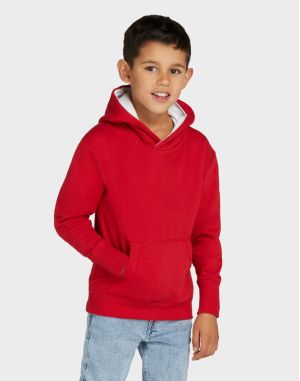 SWEAT CAPUCHE CONTRASTÉ ENFANT