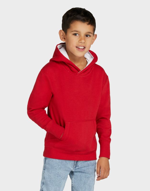 SWEAT CAPUCHE CONTRASTÉ ENFANT