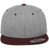 Heather Grey/Maroon