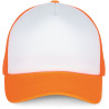 White / Fluorescent Orange