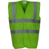 GILET FLUO 2 BANDES+BRETELLE