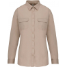 Chemise safari manches longues femme