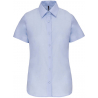 CHEMISE OXFORD MANCHES COURTES FEMME