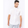 CHEMISE OXFORD MANCHES COURTES