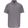 CHEMISE OXFORD MANCHES COURTES