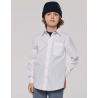 CHEMISE POPELINE MANCHES LONGUES ENFANT