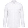 Chemise pilote manches longues homme