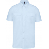 Chemise pilote manches courtes homme