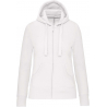 Sweat-shirt zippé capuche femme