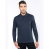 Polo manches longues homme