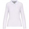 Polo manches longues femme