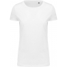 T-shirt Supima® col rond manches courtes femme