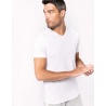 T-shirt manches courtes col V homme