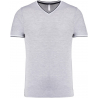 T-shirt maille piquée col V homme