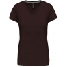 T-shirt col V  femme