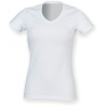 T-SHIRT FEMME COL V FEEL GOOD