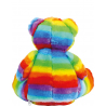 Peluche zippée Ours multicolore