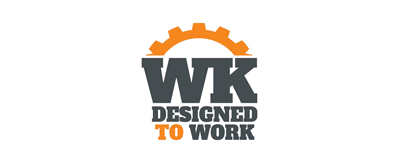 logo WK. Designed To Work