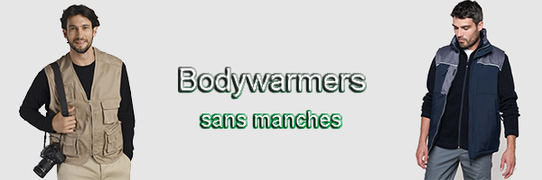 Bodywarmers sans manches