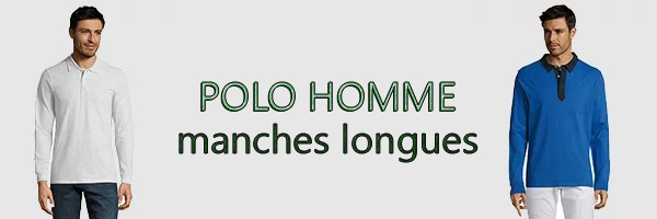 Polos Homme manches longues
